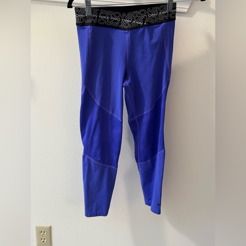 Nike Pro Blue Leggings